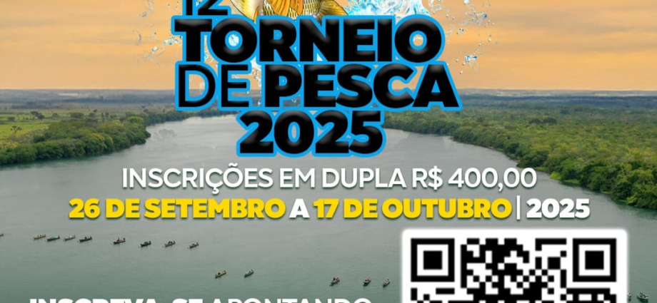 Torneio de Pesca em Castilho 2025: Últimos dias de inscrição para o 12º campeonato com prêmios e churrasco liberado