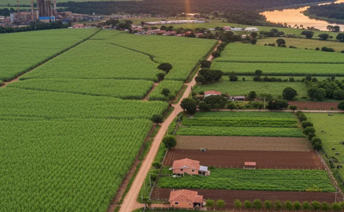 Agricultura em Castilho: 7 Fatos Que Mostram o Equilíbrio Entre a Força da Cana e a Resiliência da Agricultura Familiar