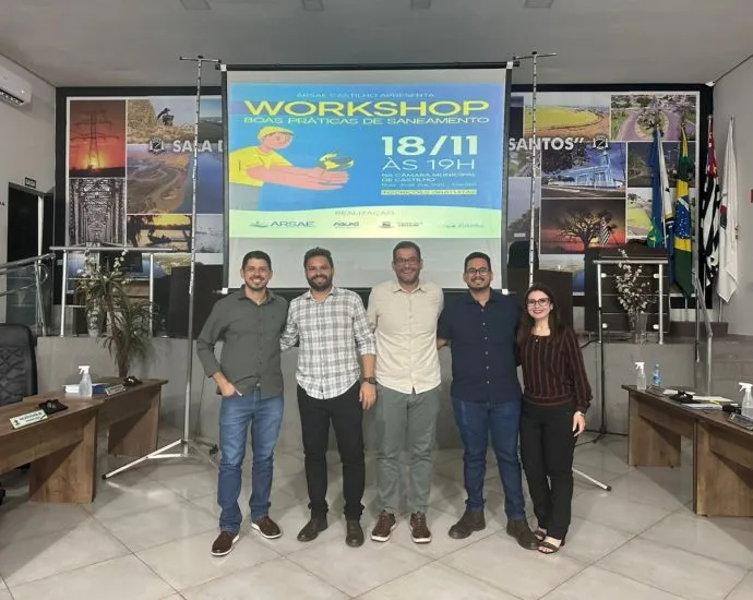 Arsae e águas castilho debatem saneamento básico em workshop