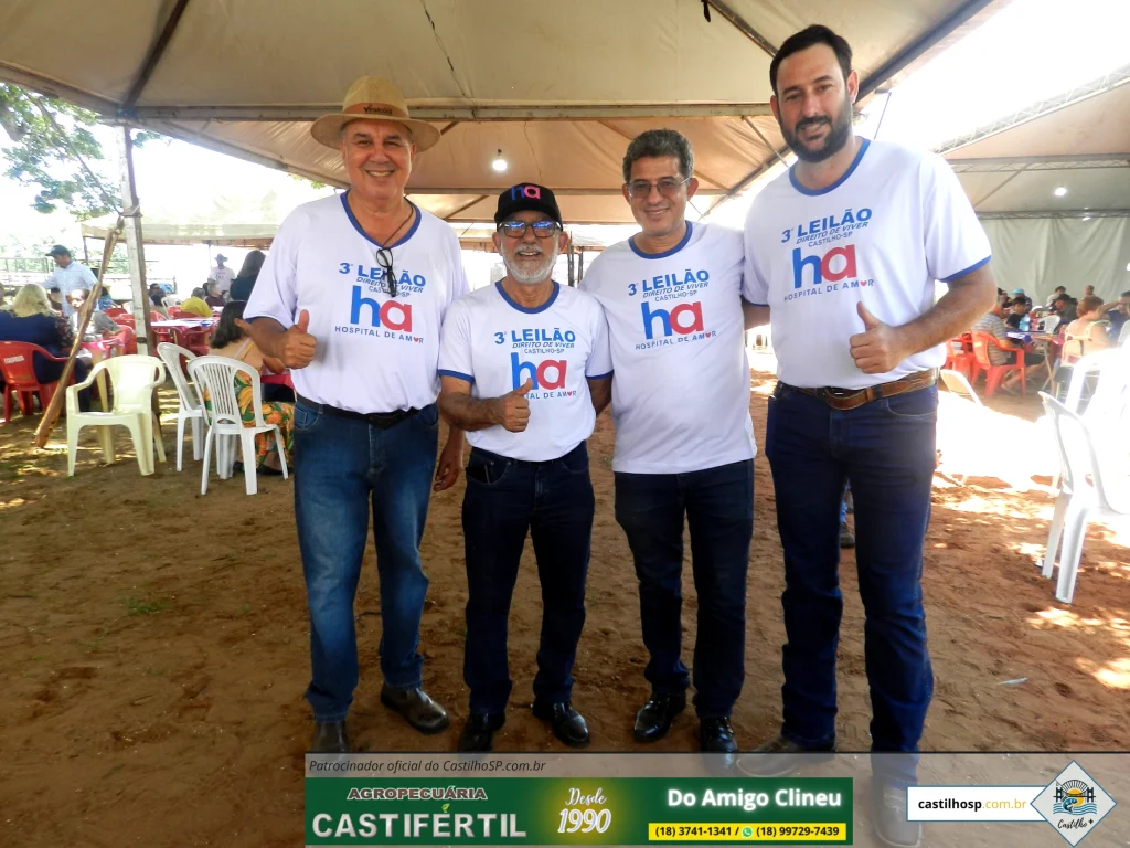 Leilão em Castilho SP: 3º Edição Bate Recorde de Solidariedade e Arrecadação para o Hospital do Amor