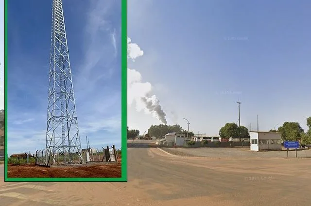 Usina viralcool impulsiona conectividade regional com nova torre de telecomunicações