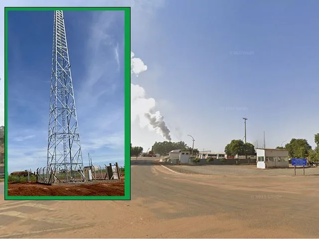 Usina viralcool impulsiona conectividade regional com nova torre de telecomunicações