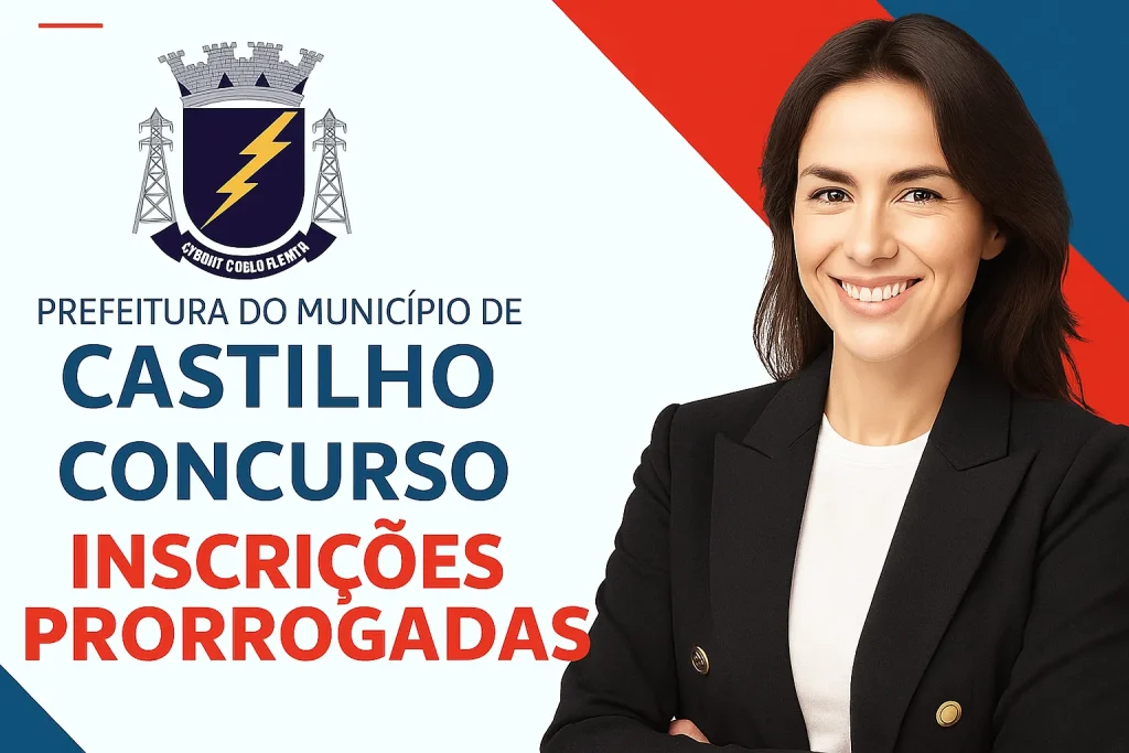 Concurso em Castilho 2025 tem inscrições prorrogadas até 6 de novembro