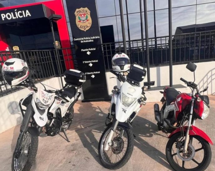 Assaltantes presos em andradina após roubo; pm age rápido