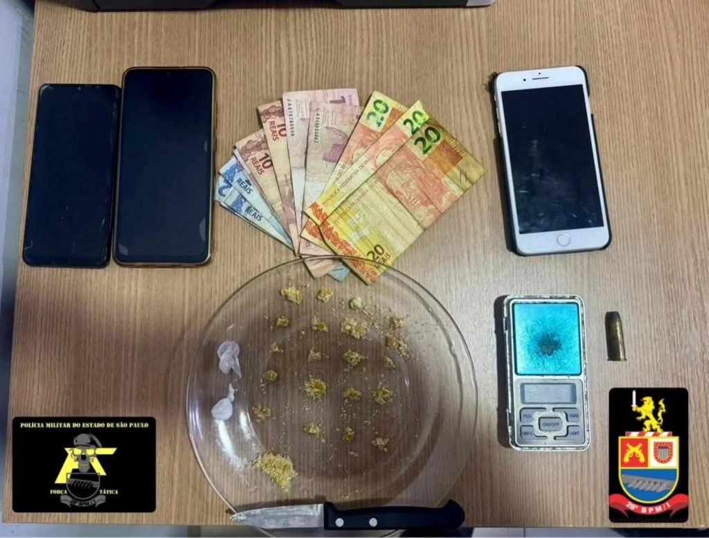 TRÁFICO DE DROGAS: JOVEM É PRESO EM ANDRADINA (SP)