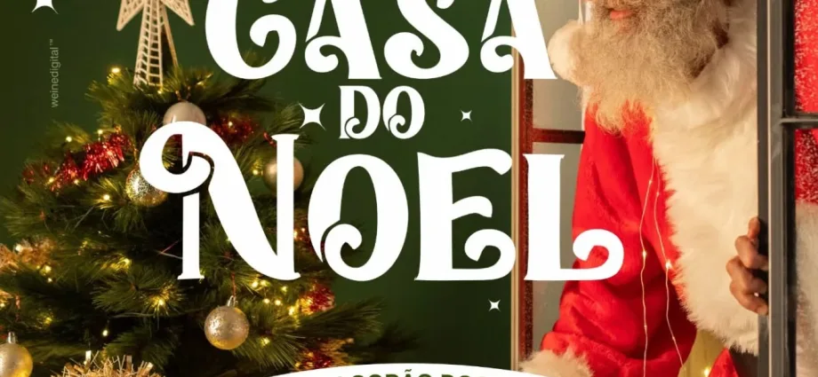 CASA DO NOEL EM CASTILHO 2025: ABERTURA TERÁ PIPOCA, ALGODÃO DOCE E BRINQUEDOS