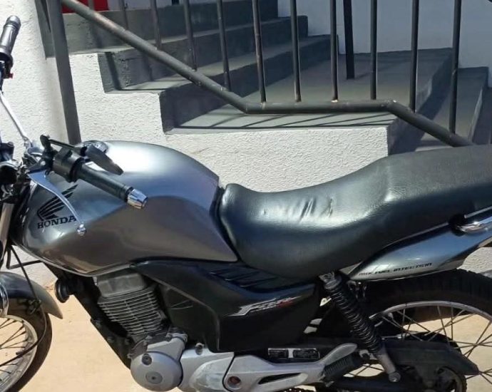 Polícia recupera moto furtada e prende suspeito em andradina