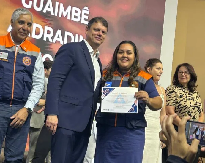 Castilho recebe certificado bronze por resiliência em gestão de desastres