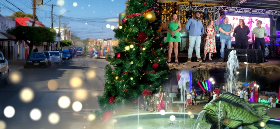 NATAL ACOLHEDOR DE CASTILHO SP 2025: 5ª EDIÇÃO ENCANTA MORADORES COM ACENDIMENTO DAS LUZES