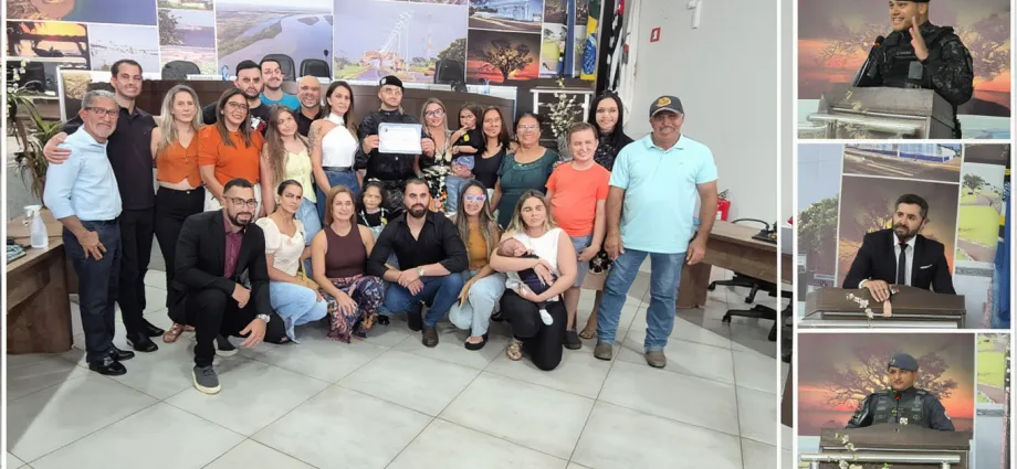 SESSÃO SOLENE EM CASTILHO HOMENAGEIA 32 HERÓIS DA SEGURANÇA E COMUNIDADE