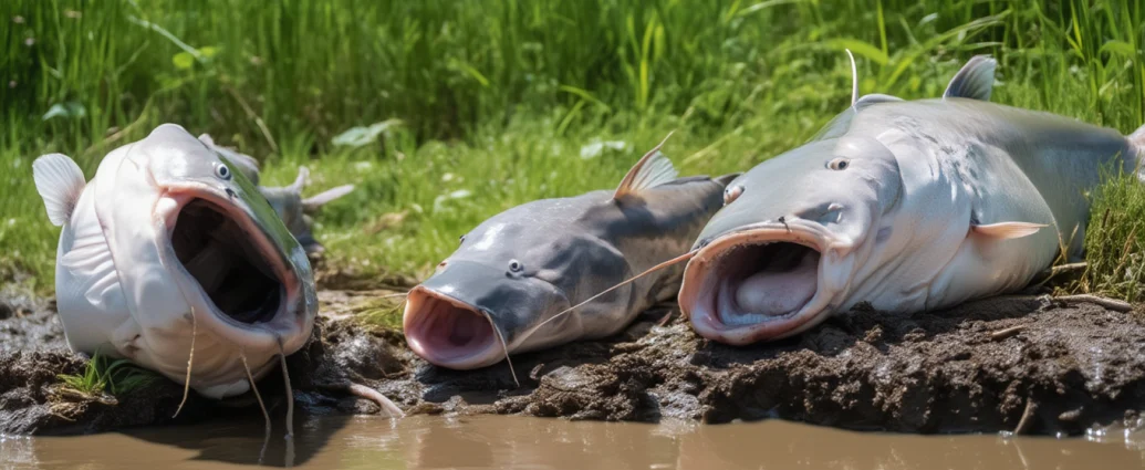 peixes mortos no rio feio