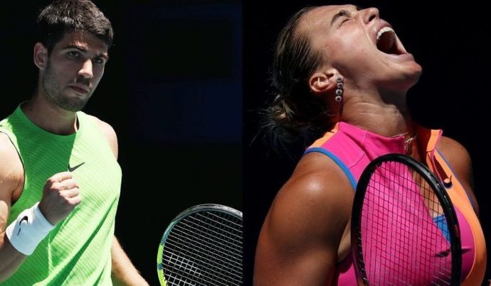 ALCARAZ E SABALENKA: VITÓRIAS NO AUSTRALIAN OPEN