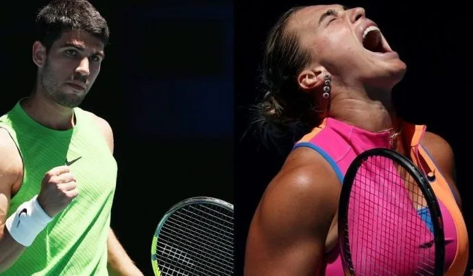 ALCARAZ E SABALENKA: VITÓRIAS NO AUSTRALIAN OPEN ALCARAZ E SABALENKA: VITÓRIAS NO AUSTRALIAN OPEN