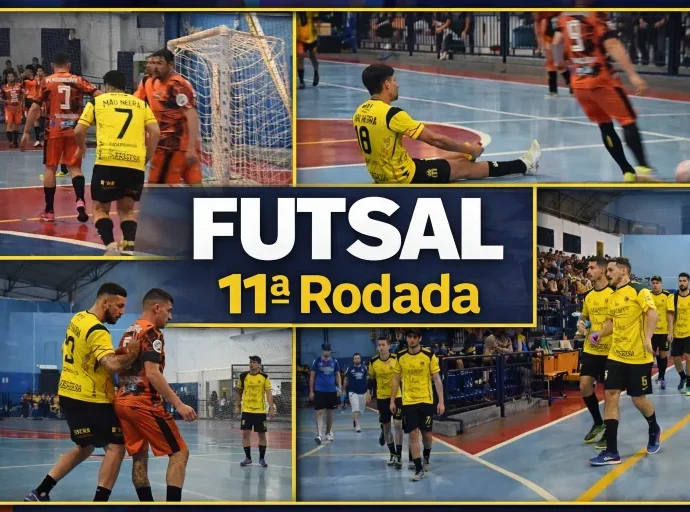 FUTSAL DE FÉRIAS 2026 EM CASTILHO: MÃO NEGRA GOLEIA E ATLETICANOS CONFIRMA FORÇA NA 11ª RODADA FUTSAL DE FÉRIAS 2026 EM CASTILHO: MÃO NEGRA GOLEIA E ATLETICANOS CONFIRMA FORÇA NA 11ª RODADA