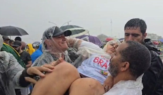 RAIO Atinge Manifestantes: Entenda os Riscos e Cuidados RAIO Atinge Manifestantes: Entenda os Riscos e Cuidados