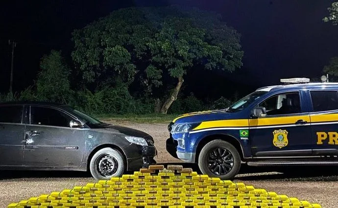 APREENSÃO DE COCAÍNA: PRF FISCALIZAÇÃO EFICAZ EM MS