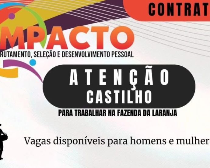 VAGAS DE EMPREGO: 30 OPORTUNIDADES NA CUTRALE EM CASTILHO VAGAS DE EMPREGO: 30 OPORTUNIDADES NA CUTRALE EM CASTILHO