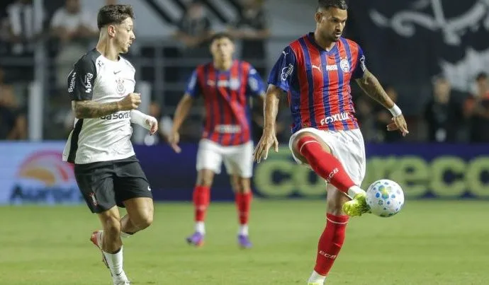 BAHIA VENCE CORINTHIANS NA VILA BELMIRO EM JOGO EMOCIONANTE