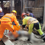 LAJE DESABA EM CONSTRUÇÃO E DEIXA DOIS FERIDOS