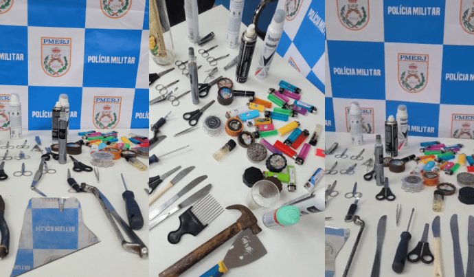 SEGURANÇA NO CARNAVAL: PM APREENDE 82 OBJETOS PERFUROCORTANTES