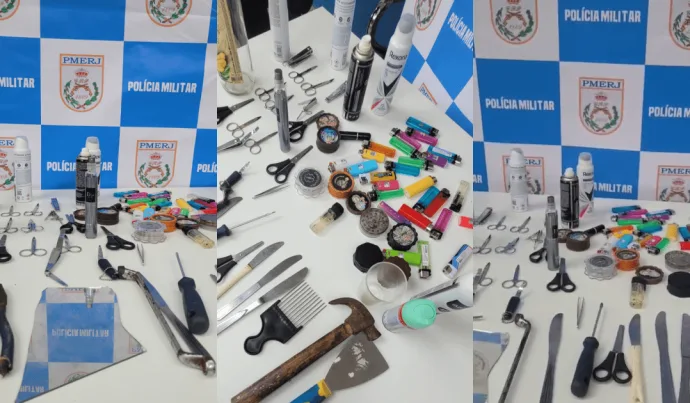 SEGURANÇA NO CARNAVAL: PM APREENDE 82 OBJETOS PERFUROCORTANTES