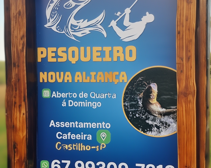 Pesqueiro em Castilho SP: Pesqueiro Nova Aliança 2026 Pesqueiro em Castilho SP: Pesqueiro Nova Aliança 2026