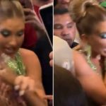 VIRGINIA DOA ACESSÓRIOS E INSPIRA FÃS NA GRANDE RIO