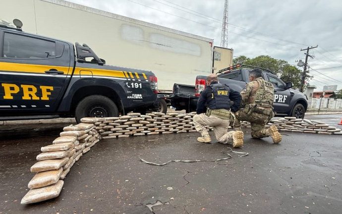 APREENSÃO DE SKUNK: 213 KG EM CAMINHÃO NA BR-135