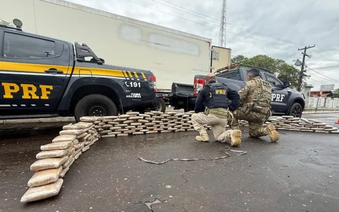 APREENSÃO DE SKUNK: 213 KG EM CAMINHÃO NA BR-135