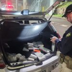 Polícia Rodoviária Federal apreende 10 quilos de pasta base de cocaína em operação em Paverama