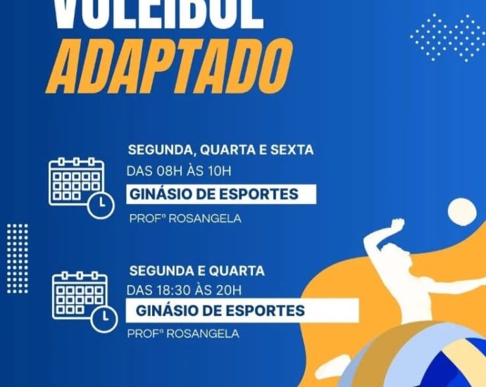 VÔLEI ADAPTADO: INSCRIÇÕES ABERTAS EM MIRANDÓPOLIS