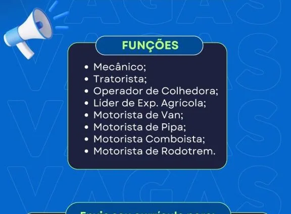 FGH TRANSPORTES OFERECE OPORTUNIDADES DE EMPREGO EM CASTILHO