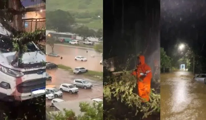 Tempestade Devasta SP e RJ; Alerta Vermelho Abrange Cinco Estados