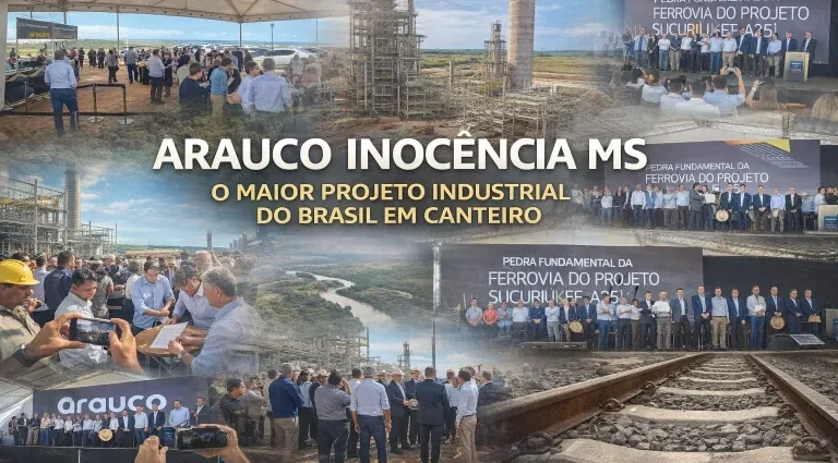 Arauco Inocência MS: o projeto que já é maior que a cidade e redefine o futuro do Mato Grosso do Sul