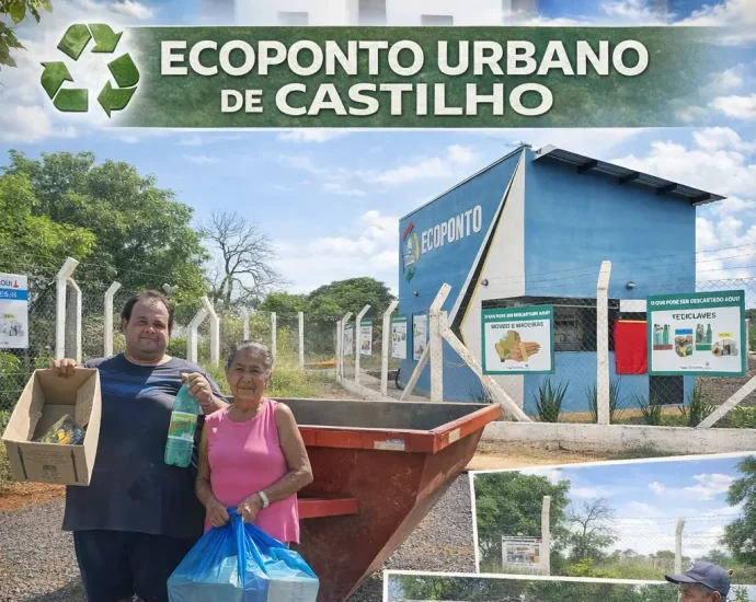 ECOPONTO EM CASTILHO COMPLETA 2 MESES E MUDA HÁBITOS URBANOS ECOPONTO EM CASTILHO COMPLETA 2 MESES E MUDA HÁBITOS URBANOS
