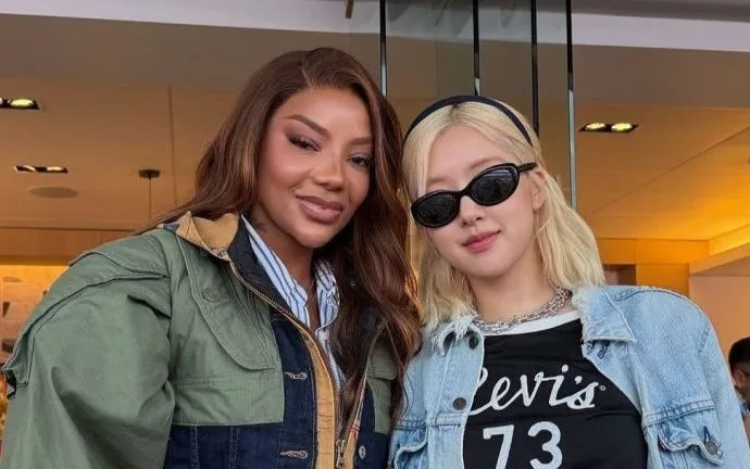 LUDMILLA ENCONTRA ROSÉ DO BLACKPINK NO SUPER BOWL
