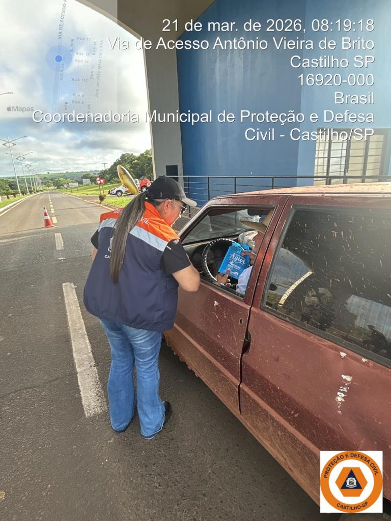 DIA DA ÁGUA EM CASTILHO: DEFESA CIVIL PARTICIPA DE CONSCIENTIZAÇÃO E DIVULGAÇÃO DE PRÁTICAS SUSTENTÁVEIS