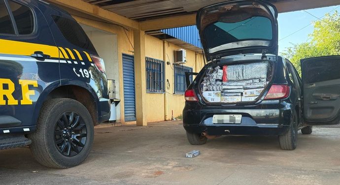 Polícia Rodoviária Federal Apreende Cigarros Ilegais em Nova Alvorada do Sul Polícia Rodoviária Federal Apreende Cigarros Ilegais em Nova Alvorada do Sul