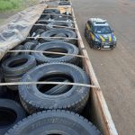 PRF Realiza Apreensão de 240 Pneus Estrangeiros em Nova Alvorada do Sul (MS)