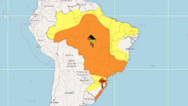 Alertas Meteorológicos do Inmet: Risco de Temporais em Todo o Brasil