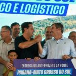 Governadores de MS e Paraná Anunciam Anteprojeto de Ponte sobre o Rio Paraná