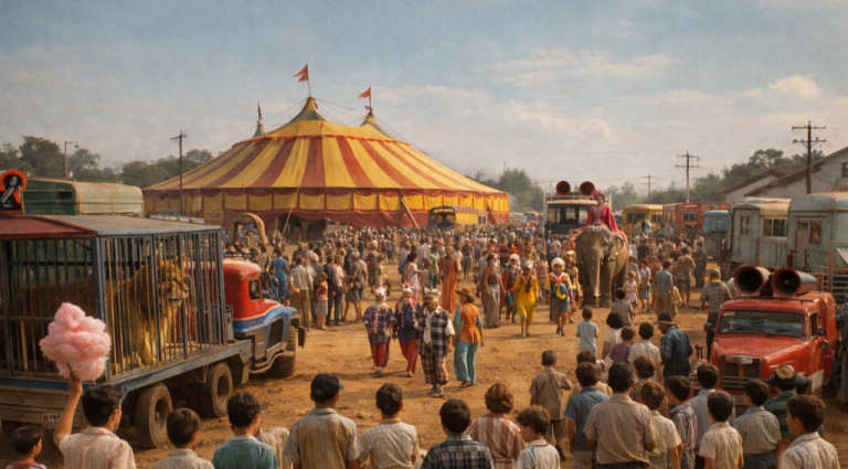 A Chegada do Circo em Mirandópolis: Uma Experiência Inesquecível