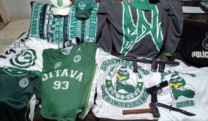 Oito Membros do Comando Vermelho São Detidos em Operação Relacionada a Torcida do Goiás