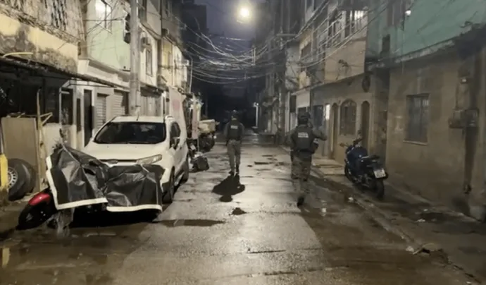 Operação da PM contra Roubo de Cargas na Zona Norte do Rio de Janeiro