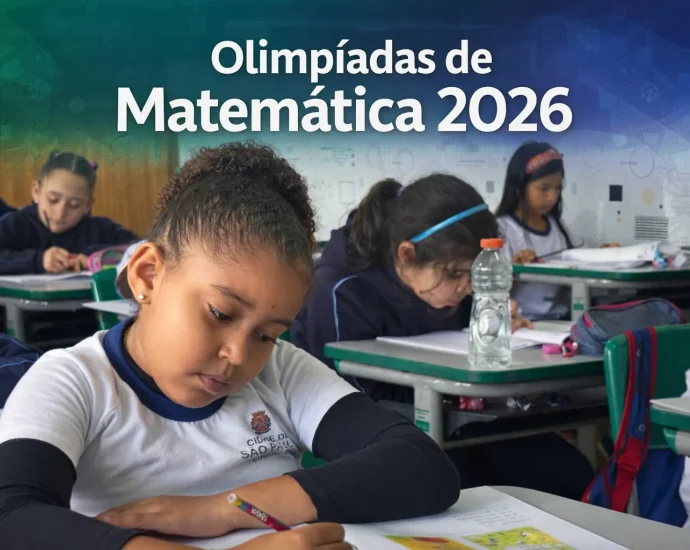 OLIMPIADAS DE MATEMÁTICA 2026: INSCRIÇÕES ATÉ 16 DE MARÇO