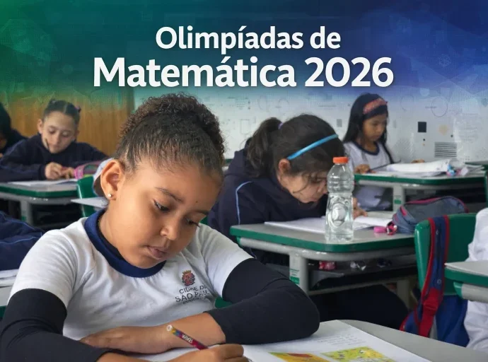 OLIMPIADAS DE MATEMÁTICA 2026: INSCRIÇÕES ATÉ 16 DE MARÇO