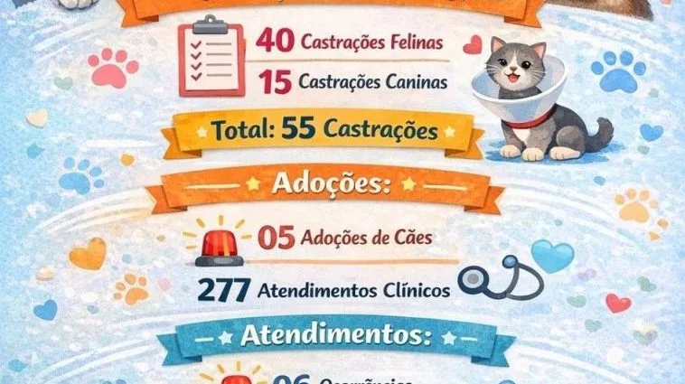PROTEÇÃO ANIMAL: AÇÕES EM CASTILHO EM 2026