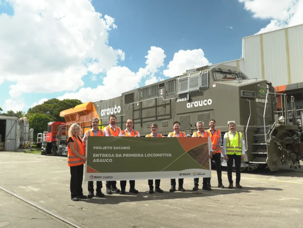 PROJETO SUCURIÚ DA ARAUCO: 26 LOCOMOTIVAS E FERROVIA PRÓPRIA DEVEM TRANSFORMAR LOGÍSTICA NO MS