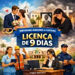 SERVIDORES MUNICIPAIS DE CASTILHO GANHAM LICENÇA DE 9 DIAS EM 2 SITUAÇÕES