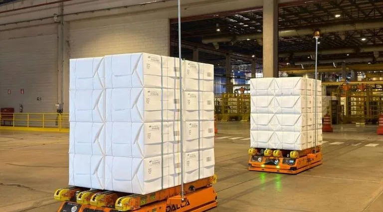 Suzano Inova com Robôs Autônomos para Movimentação de Celulose em Ribas do Rio Pardo (MS)